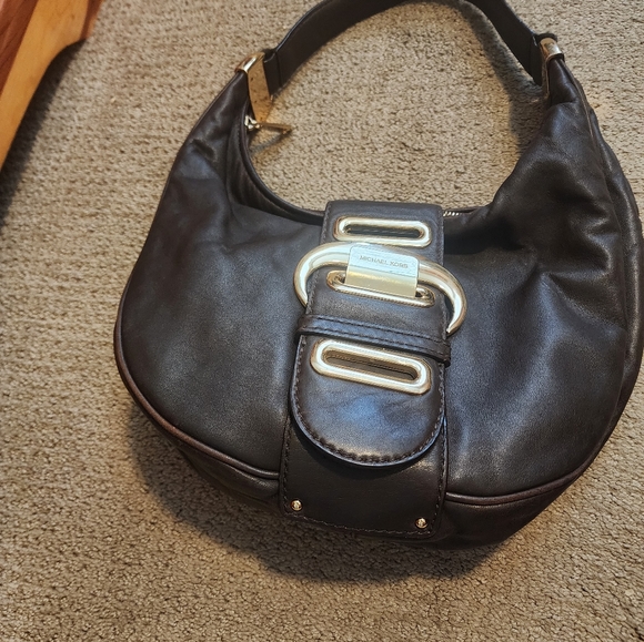 Michael Kors Brown Soft Leather Morgan Hobo Purse - Picture 8 of 12